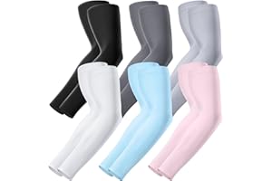 Finvizo Arm Sleeves for Men Women: Sun Protection Sleeves to Cover Arms Cooling Sports Compression Arm Sleeve Youth