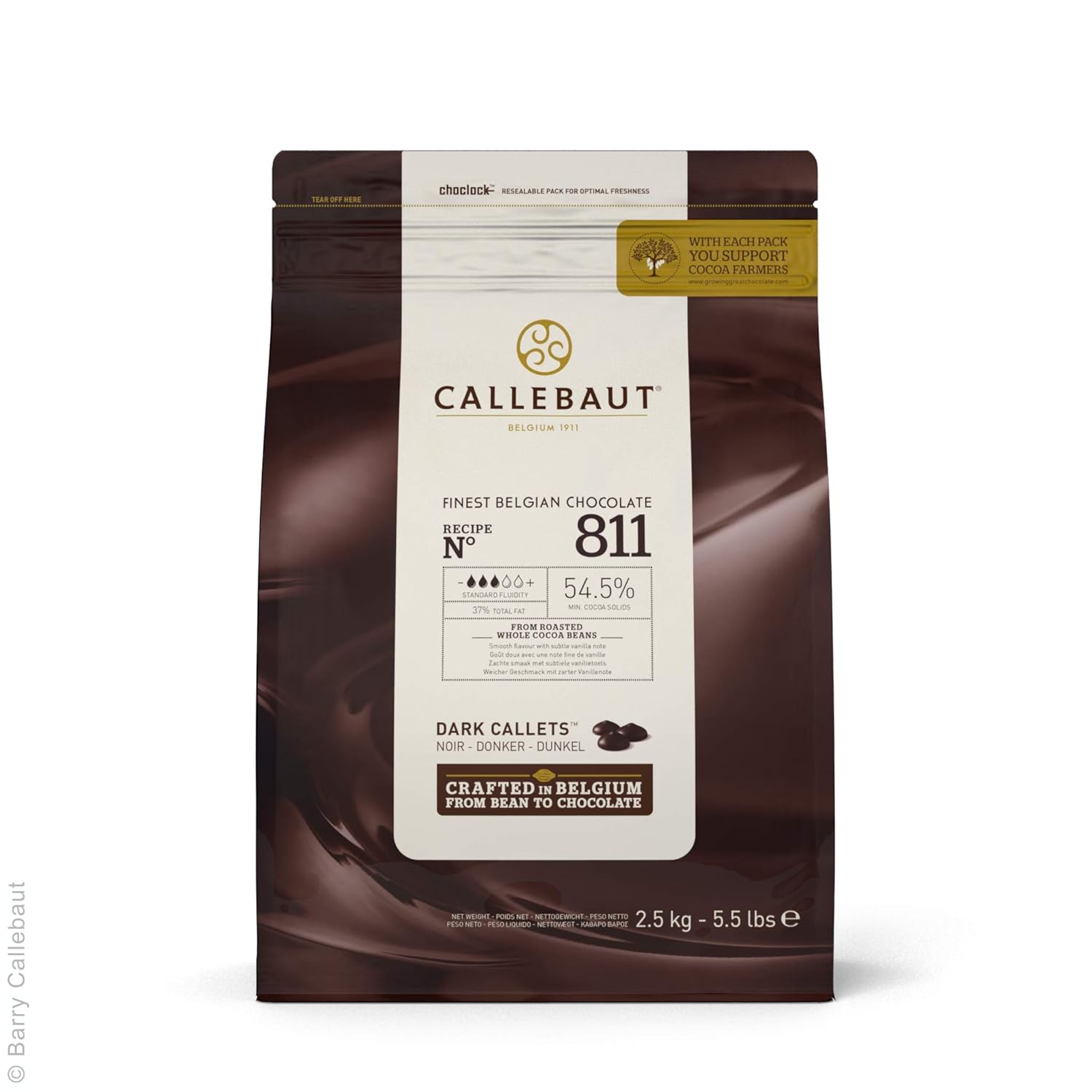 Callebaut Recipe No. 811 Finest Belgian Dark Chocolate