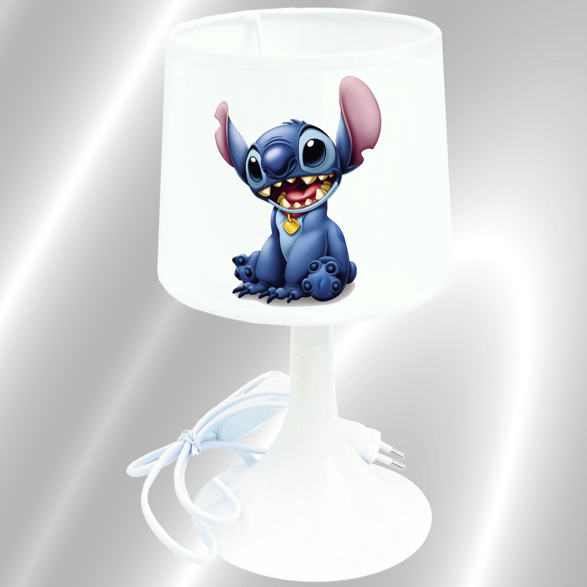 Handcrafted Children's Bedside Lamp - Stitch