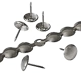 decotacks® Silver Upholstery Nailhead Trim, Silver