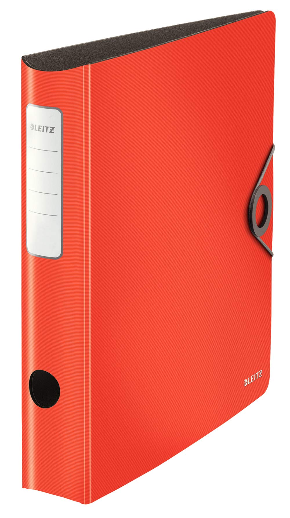 Leitz 100 Quality Folder 180° Active Solid Slim Light red