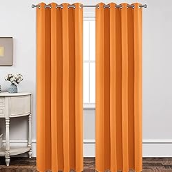 Joydeco Blackout Curtains 90 Inch Length 2 Panels