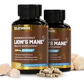 DIATMOON Lion&rsquo;s Mane Capsules 1200mg, 240 Count