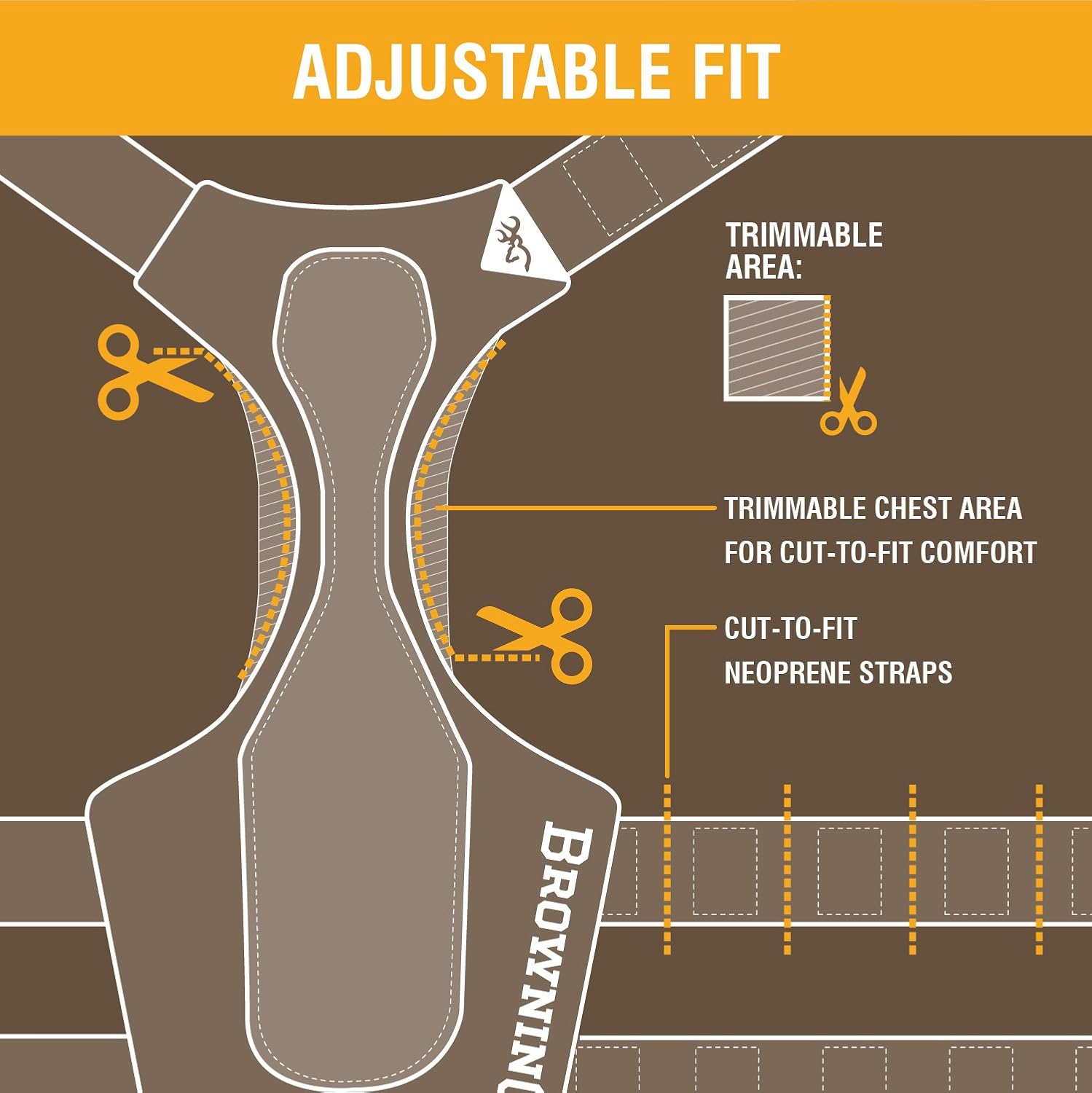 Browning Dog Protection Vest Dog Hunting Vest, Safety Orange, Large eBay