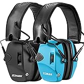 ZOHAN EM054 Electronic Ear Protection for Shooting Range with Sound Amplification Noise Reduction, Ear Muffs for Gun Range