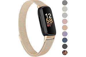 Mugust Metal Band Compatible with Fitbit Inspire 3