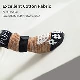 PUPTECK 2 Pairs Anti-Slip Dog Socks Paw Protectors Small Large Dogs view 5