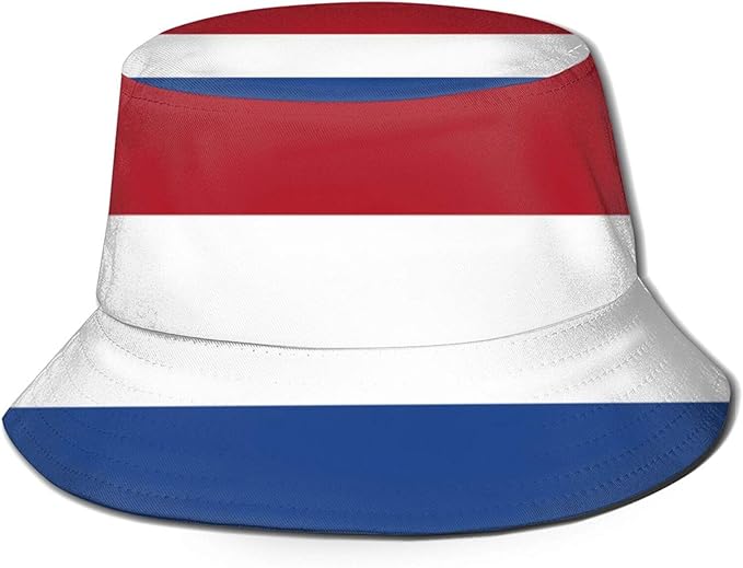 Flag of The Netherlands Fisherman's Hat Unisex Print Sun Hats Bucket