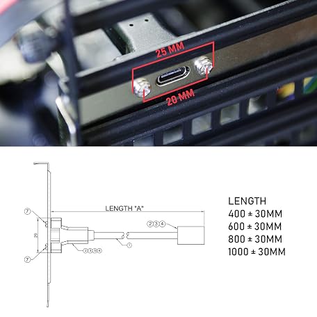 LINKUP USB-C Frontpanel Adapter – Wandelt Mainboard IDC20 (19-polig) Auf USB-C, Für ITX/Mini-ITX Boards