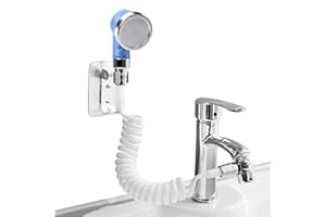Sink Faucet Hose Sprayer Akamino Hair Washing Hand Shower Spray Faucet Attachment with Hose for Indoor Outdoor Kitchen Bathroom Tool Rinser