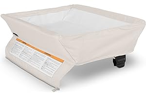 UPPAbaby Remi Changing Station/Wipeable Surface/Simple Attachment and Storage/Charlie (Sand Mélange)