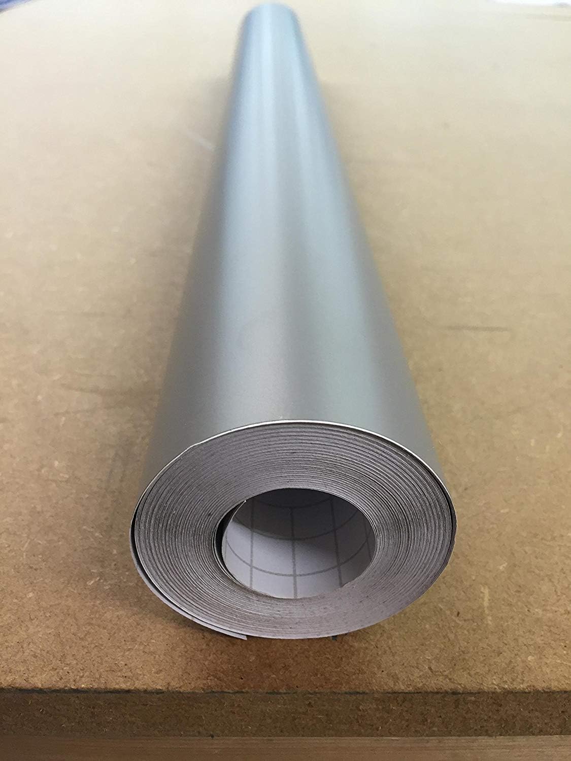 vgoltd Matt Sticky Back vinyl cupboard covering craft Mid Grey 610mm