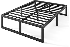 Yitong Angel Full Size Bed Frame, 14 Inch Heavy Duty Support 3500 lbs Metal Platform, No Box Spring Needed/Noise Free/Non-Slip/Steel Slat Support/Easy Assembly