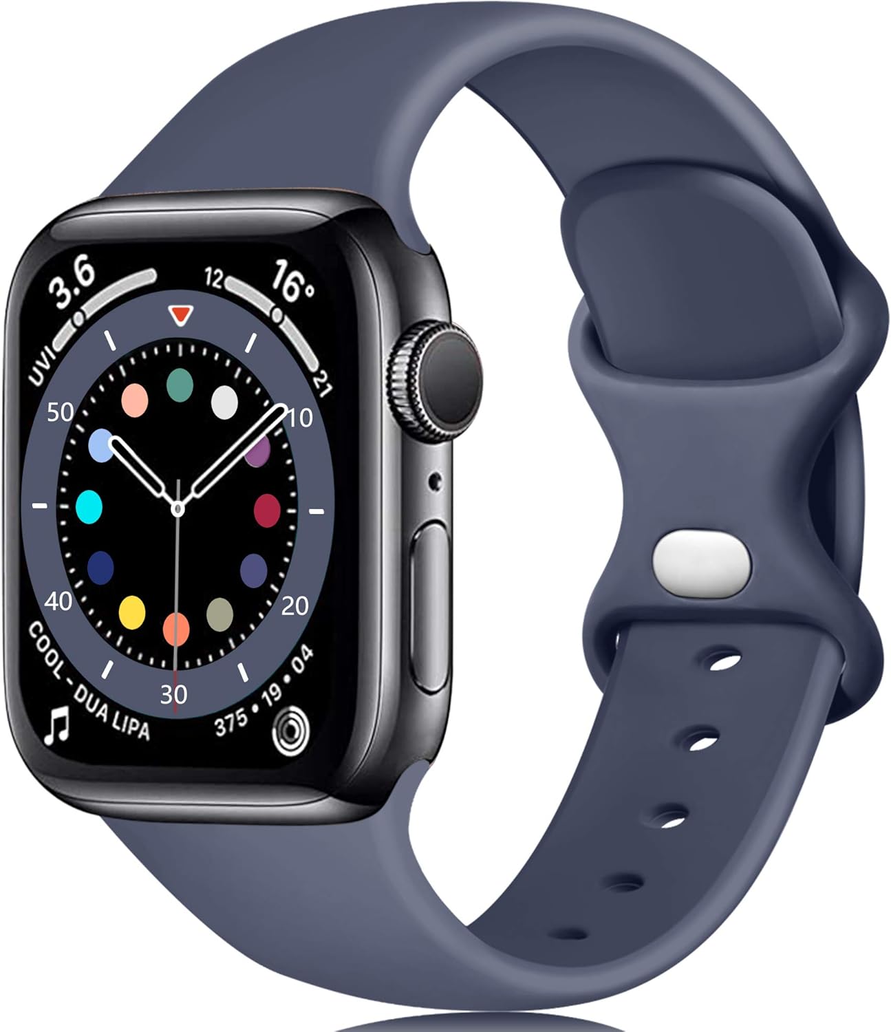 Epova Silicone Strap Compatible with Apple Watch Strap 40mm 38mm 41mm 42mm