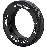 Celestron Telescope T-Ring for Mirrorless Sony E Cameras &ndash; Astrophotography | Turns Your Telescope into a Telephoto Lens, M42 T-Thread, Secure Camera Connection, Prime Focus Imaging