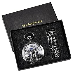 Skeleton Goat Manual Winding Men's Mechanical