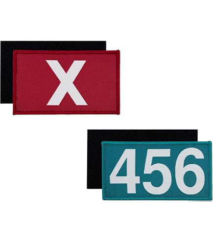 Amazon.com: Name Tag Number Plate 067 456 Embroidered Iron on