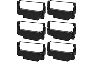 6-PackCompatible Ink Ribbon Replacement for Epson ERC 30 34 38 Epson TM-U220A TM-U220B TM-U220D Black Ribbon