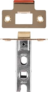 White Hinge Polished Brass Internal Lever Latch Door Handles 2 Sets 30-60mm Door view 4