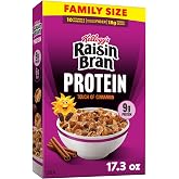 Kellogg's Raisin Bran Protein Touch Of Cinnamon Breakfast Cereal 17.3 oz