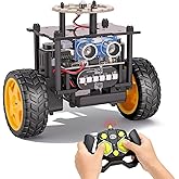 EggTailz Smart Robot Car Kit Toys for Kids Ages 8-12 12-16, 2WD Self-Balancing Remote Control Building Robotics Kit, STEM Edu
