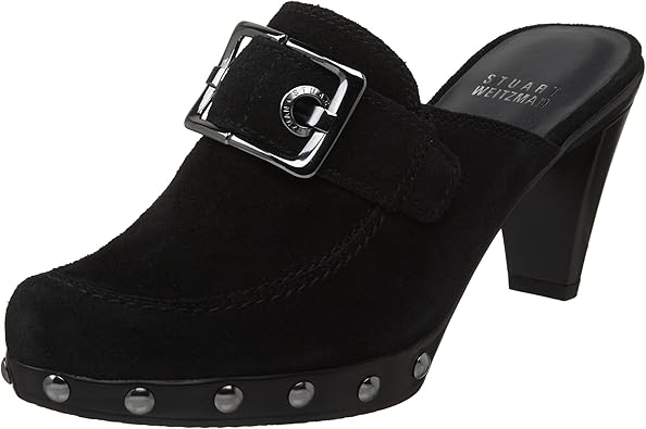 stuart weitzman black mules