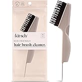 Kitsch Hair Brush Cleaner Tool | Double-Sided 2-in-1 Brush Cleaner for Hair Brushes & Combs | Eco-Friendly Cleaning Tool with