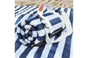 Genovega Waterproof Sandproof Beach Blanket Picnic Outdoor Mat Extra Large Foldable Sand Free Big Giant XL Car Essential Roadtrip Gadget Rv Accessories Gear Must Haves Hiking Items Necessities