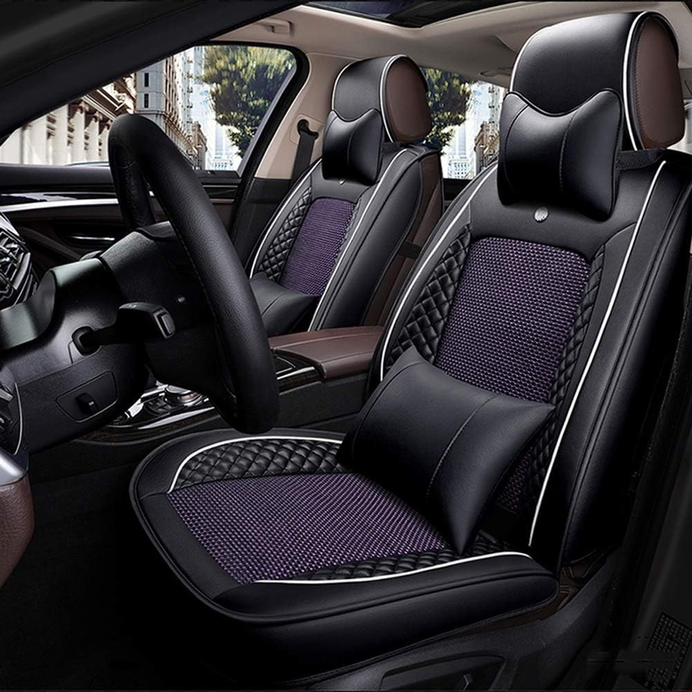 Xljh Leather car seat cover Universal auto seat cushion for toyota hilux mark 2 premio tundra venza verso land 80 100 200 fj cruiser