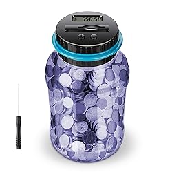 Coin Piggy Bank Saving Jar, Winnsty Digital Coin