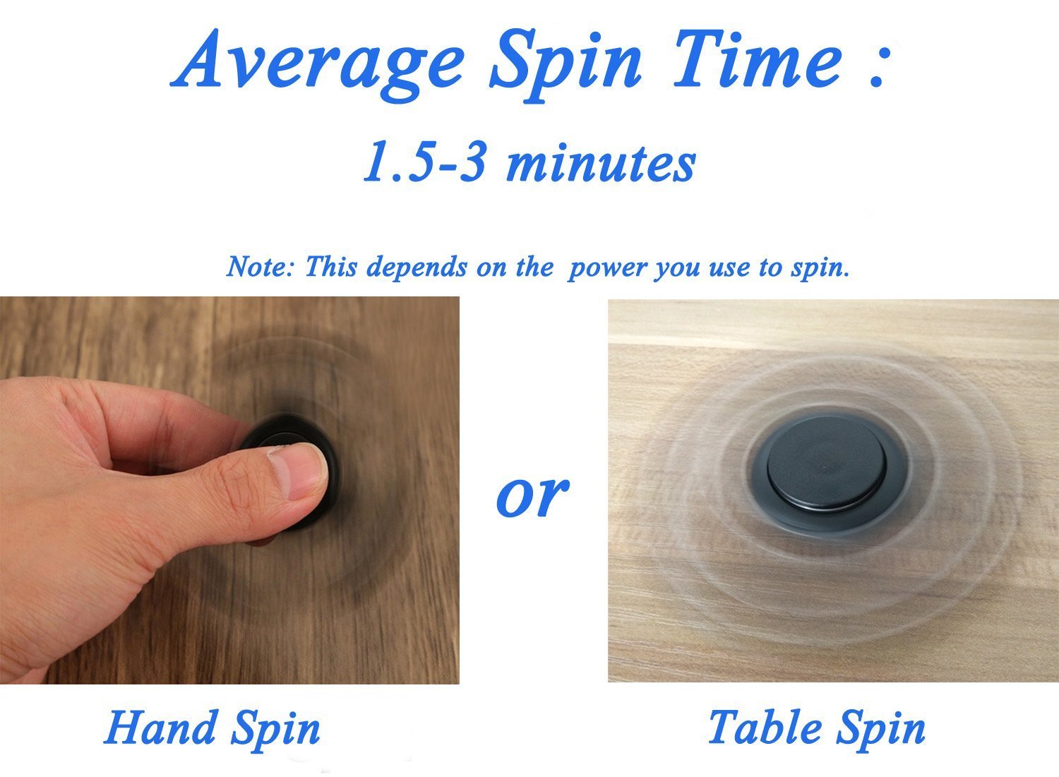 XY Fidget Hand Spinner Toy Perfect For Anxiety, ADHD, ADD and Autism Adult Children, with Ceramic Bearing. (Black)