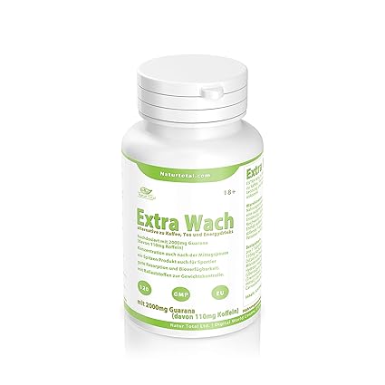 EXTRA WACH 2000 - die alternative zu Kaffee, Tee und Energydrinks. Mit Guarana und natürlichem Koffein
