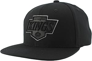 ZHATS NHL Unisex-Adult NHL Officially Licensed Adjustable Snapback Hat Flat Bill Z11 Black Element