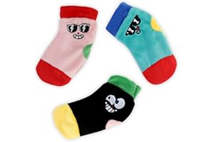 Andiker 3Pcs Cat Crinkle Toys, Plush Cats Toy Embroidered Hide and Seek Socks with Crinkle Sound Inside, Scratch Bite Kick and Reduce Boredom Interactive Cat Toys for Indoor Cats and Kittens