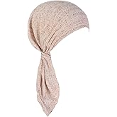 YRANXQUN Chemo Cancer Headscarf for Women Solid Twist Pre tied Headwrap Caps Bandana Headwear for Hair Loss Cover