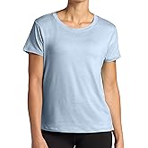 Gaiam Womens Align Marled T-Shirt, Relaxed Fit, Stretch Midweight Heathered Material, High-Low Hem