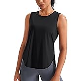 JOYSPELS Ice Silk Workout Tank Tops for Women Cool-Dry Sleeveless Loose Fit Yoga Shirts Athletic