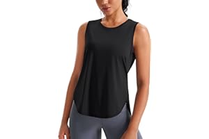 JOYSPELS Ice Silk Workout Tank Tops for Women Cool-Dry Sleeveless Loose Fit Yoga Shirts Athletic