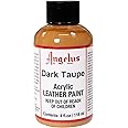 Angelus Acrylic Leather Paint, 4 Fl Oz (Pack of 1), Dark Taupe