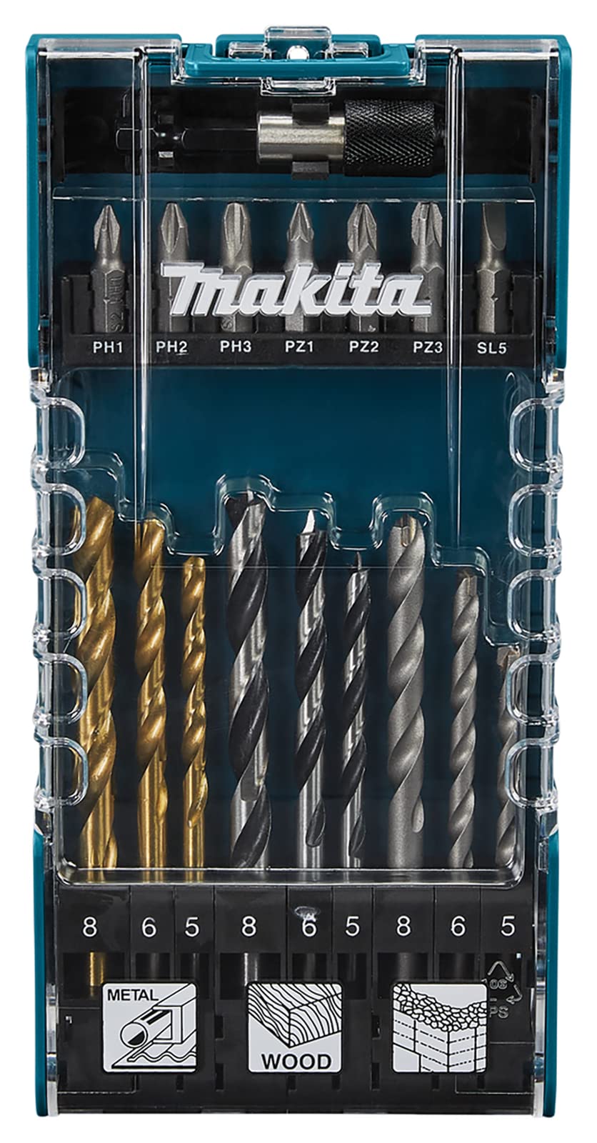 Makita D-74887 17 Piece Drill and Screw Bit Set