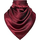 Mariorlsy 35" Men's Large Square Jacquard Scarf - Cowboy Wild Rugged Style, With Gift Packed
