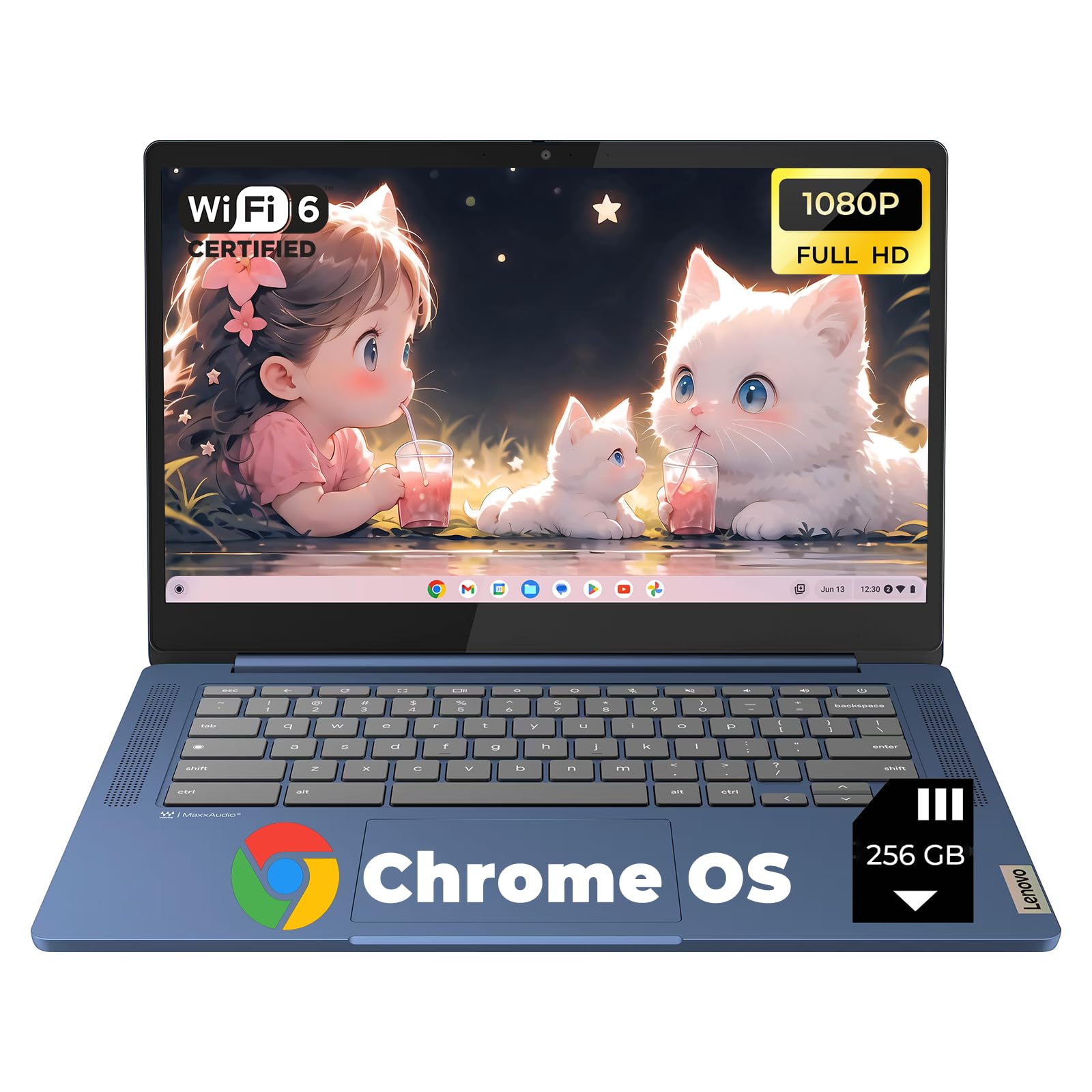 Lenovo IdeaPad Slim 3 Chromebook - w/256GB Micro SD