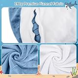 TBGENIUS Shark Blanket Onesie Adult Kids Shark Hoodie Cozy Fleece view 6