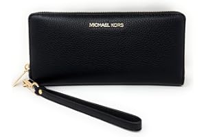Michael Michael Kors Travel Continental, Black/Gold, Medium