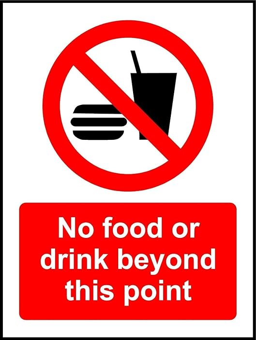Top 10 Self Adhesive No Food Drink Signs