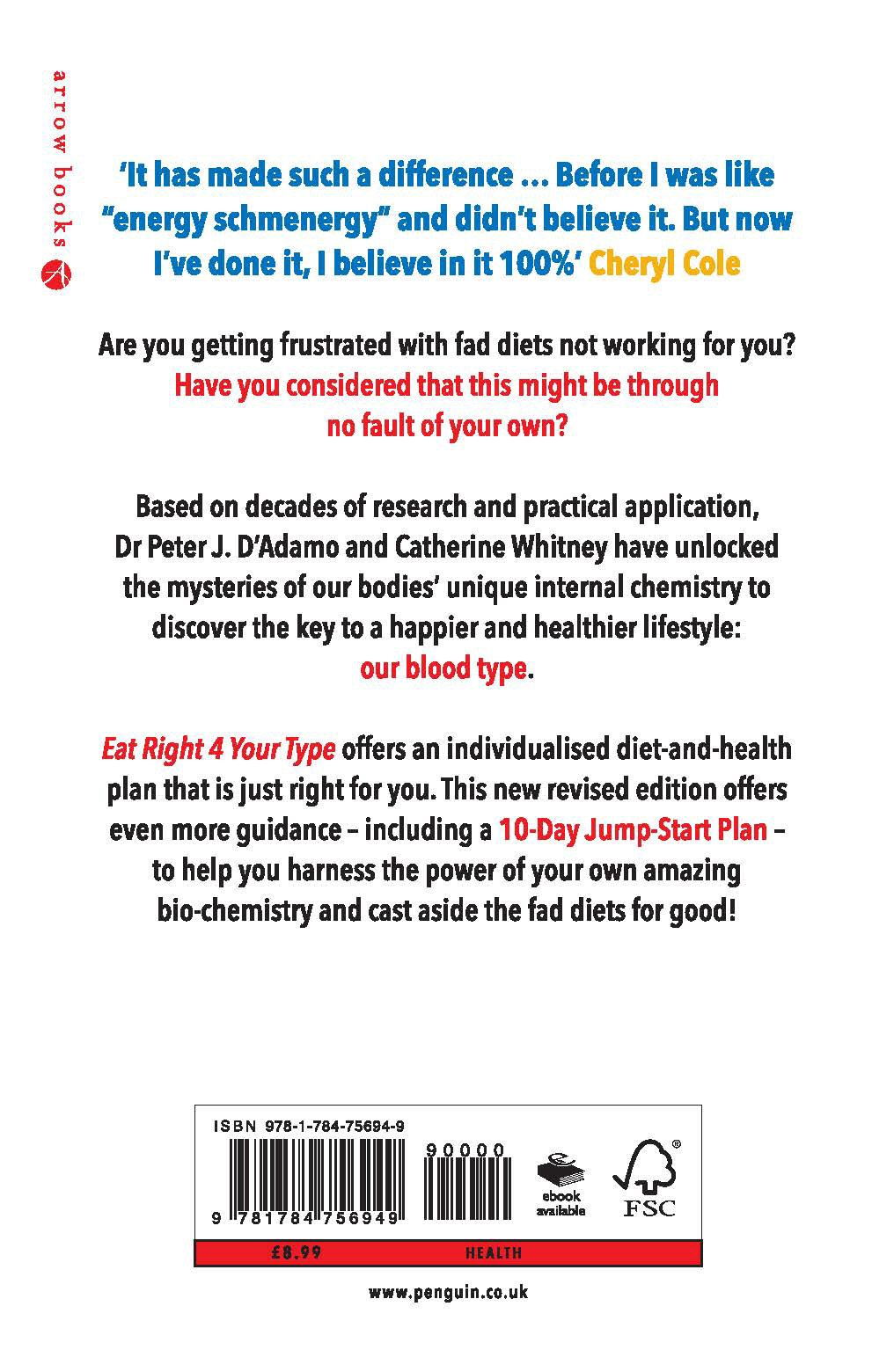 [- Eat Right 4 Your Type: Fully Revised with 10-day Jump-Start Plan -]