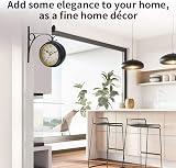 Dyna-Living Double Sided Wall Clock Vintage Outdoor Garden 33x9x31cm view 7