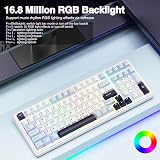 AULA F99 Mechanical Gaming Keyboard Bluetooth 5.0 2.4GHz USB-C Hot-Swappable view 7
