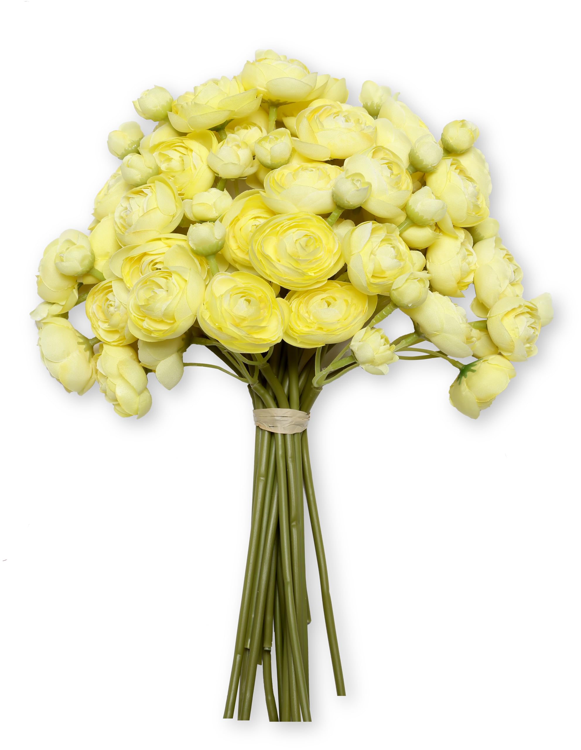Photo 1 of ******photo is reference*********BUZFOWU Artificial Silk Ranunculus Flowers, 18 Pcs Real Touch for Home, Garden, Wedding, Party & Festival Decorations, DIY Flower Arrangements, Yellow