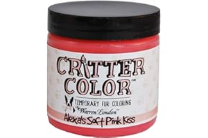 Critter Color Temporary Dog Fur Dye – Alexa’s Pink Kiss by Warren London | Bright, Washable & Non-Toxic Pet Hair Color | Easy “Apply-&-Dry,” Won’t Rub Off, Made in USA, Fades in 2-3 Baths | 4.8 oz Jar